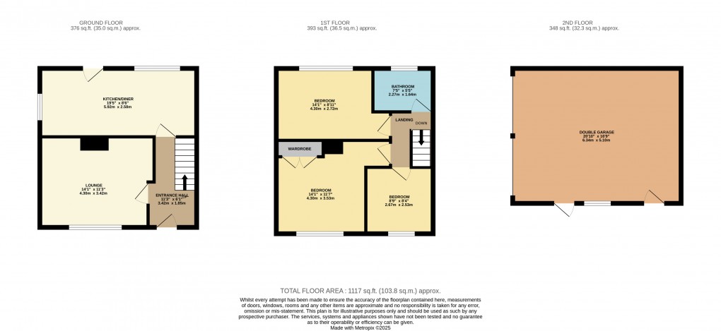 Floorplan for Houghton Regis, Dunstable, Bedfordshire
