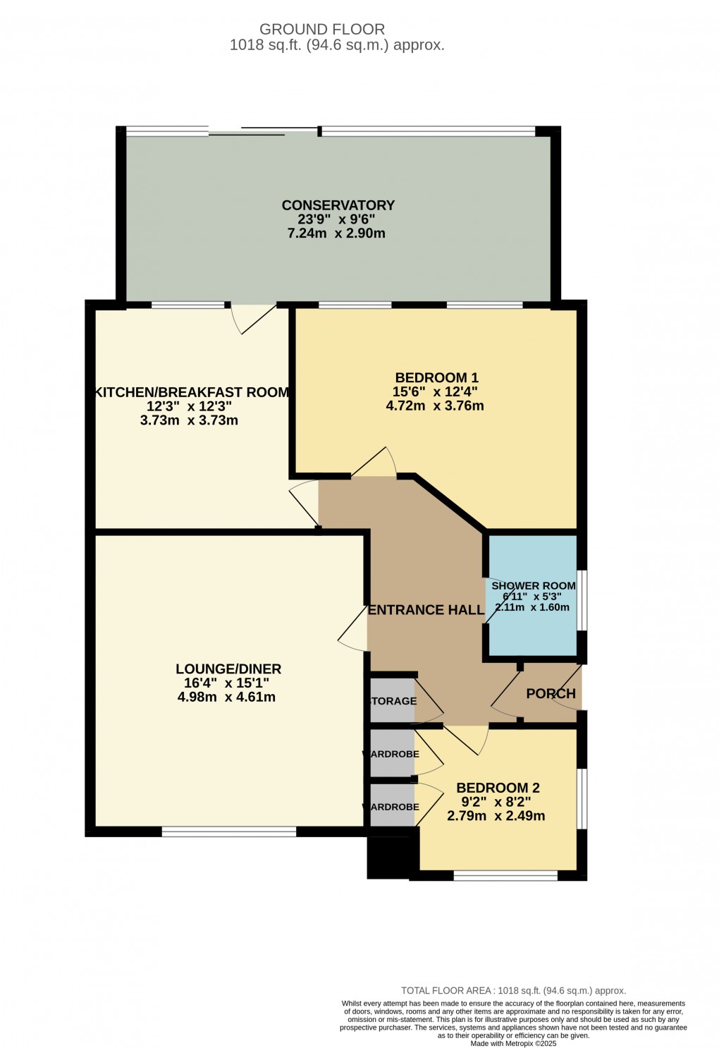 Floorplan for Luton, Bedfordshire