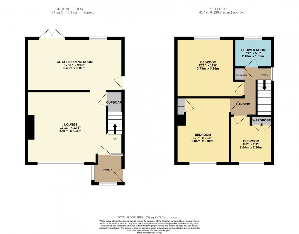 Floorplan for Luton, Bedfordshire
