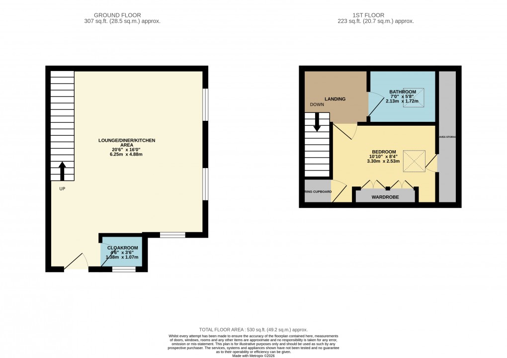 Floorplan for Luton, Bedfordshire