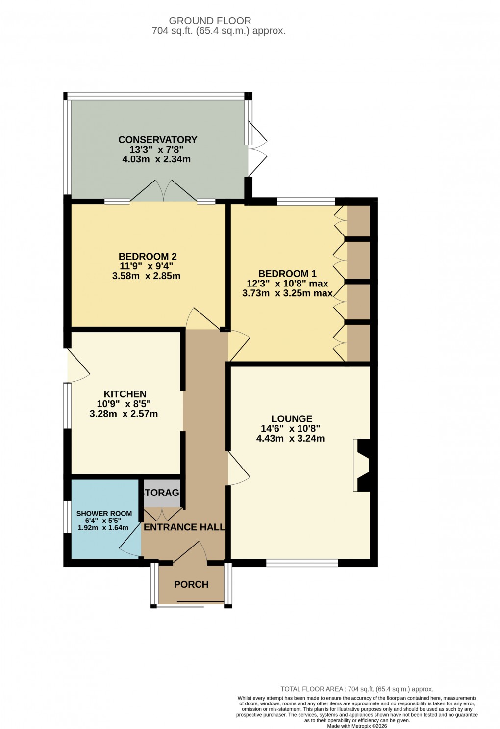 Floorplan for Luton, Bedfordshire