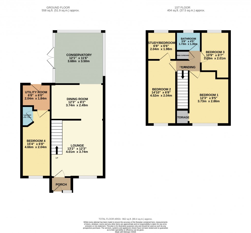 Floorplan for Luton, Bedfordshire