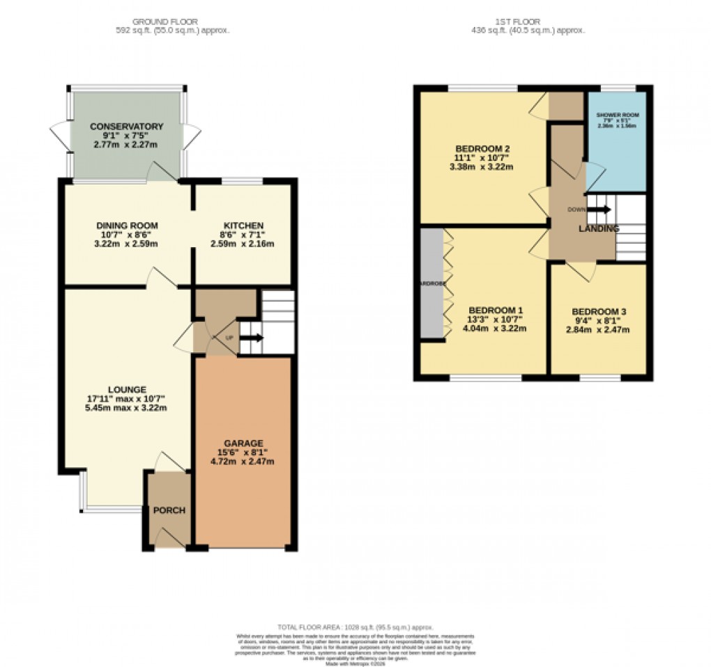Floorplan for Luton, Bedfordshire