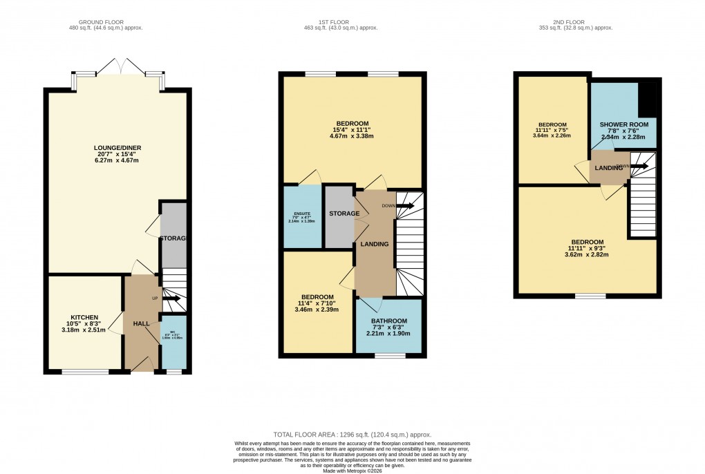 Floorplan for Houghton Regis, Dunstable, Bedfordshire