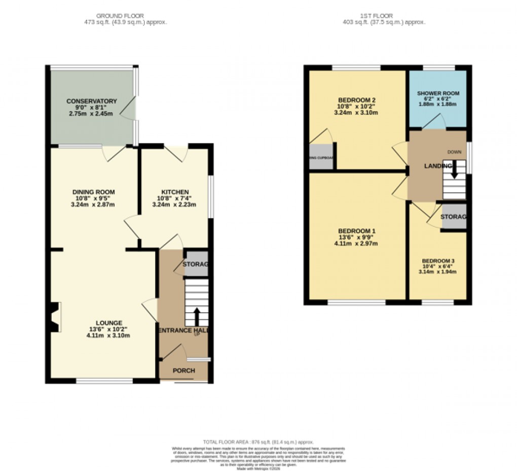 Floorplan for Luton, Bedfordshire
