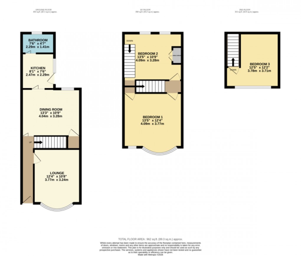 Floorplan for Luton, Bedfordshire