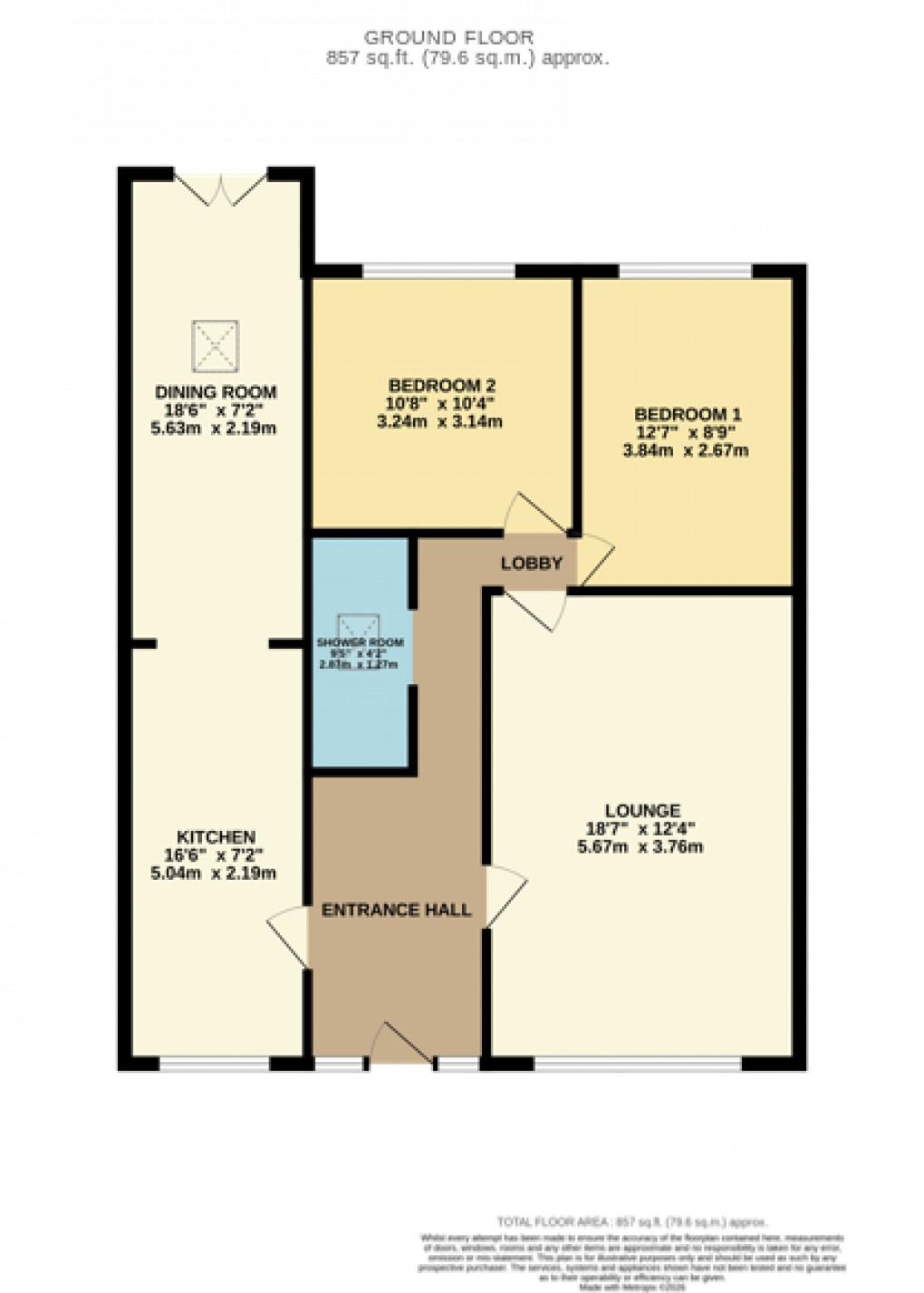 Floorplan for Luton, Bedfordshire