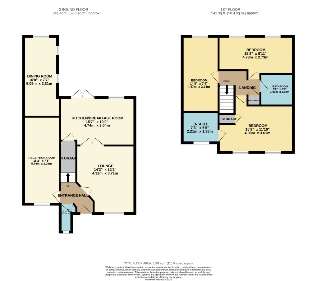 Floorplan for Luton, Bedfordshire