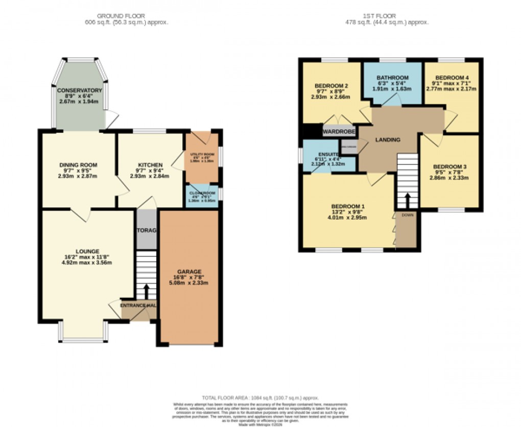 Floorplan for Luton, Bedfordshire