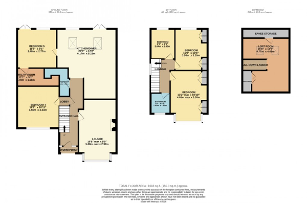 Floorplan for Luton, Bedfordshire