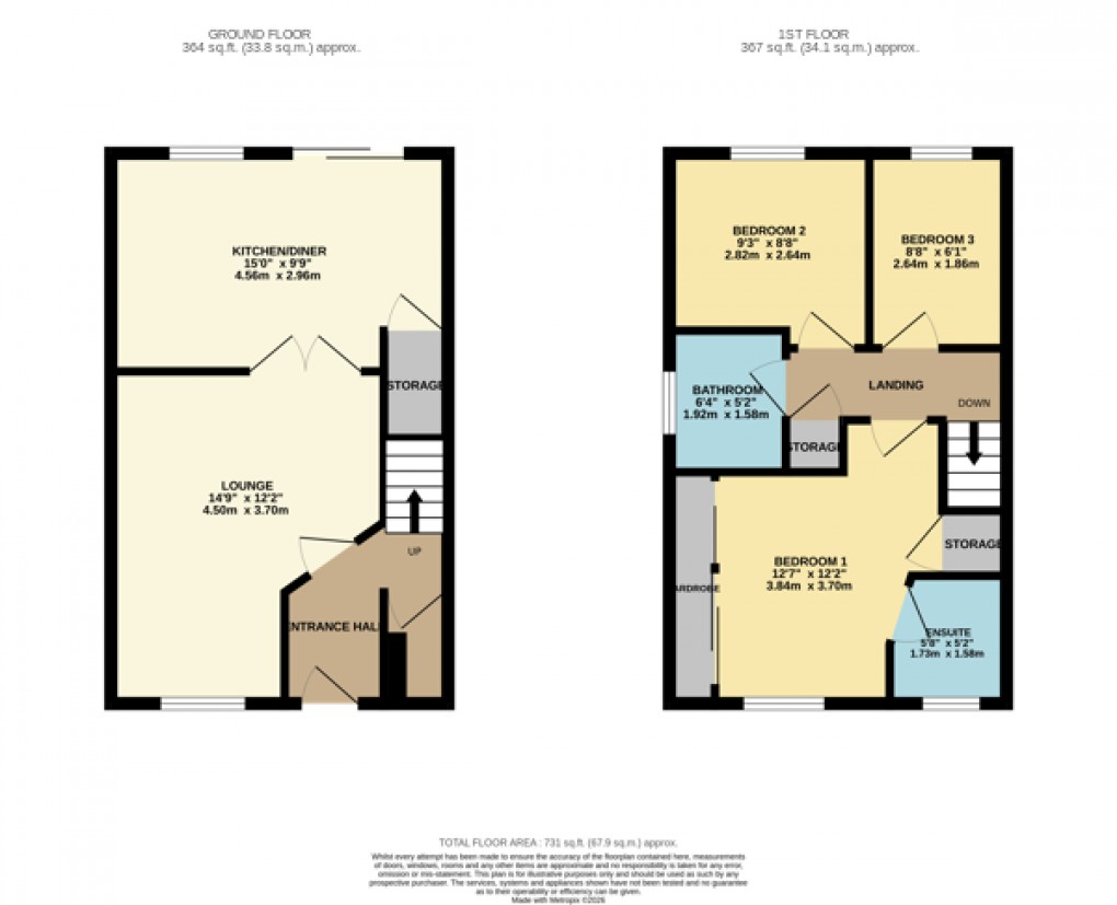 Floorplan for Luton, Bedfordshire