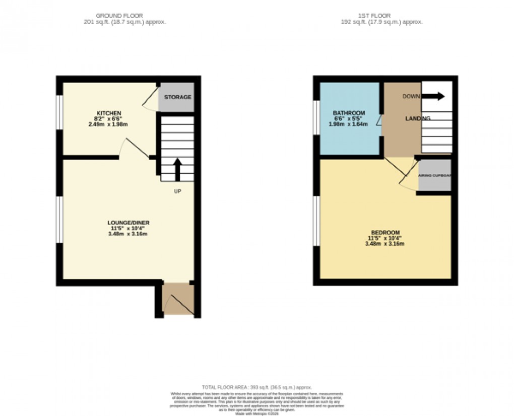 Floorplan for Luton, Bedfordshire