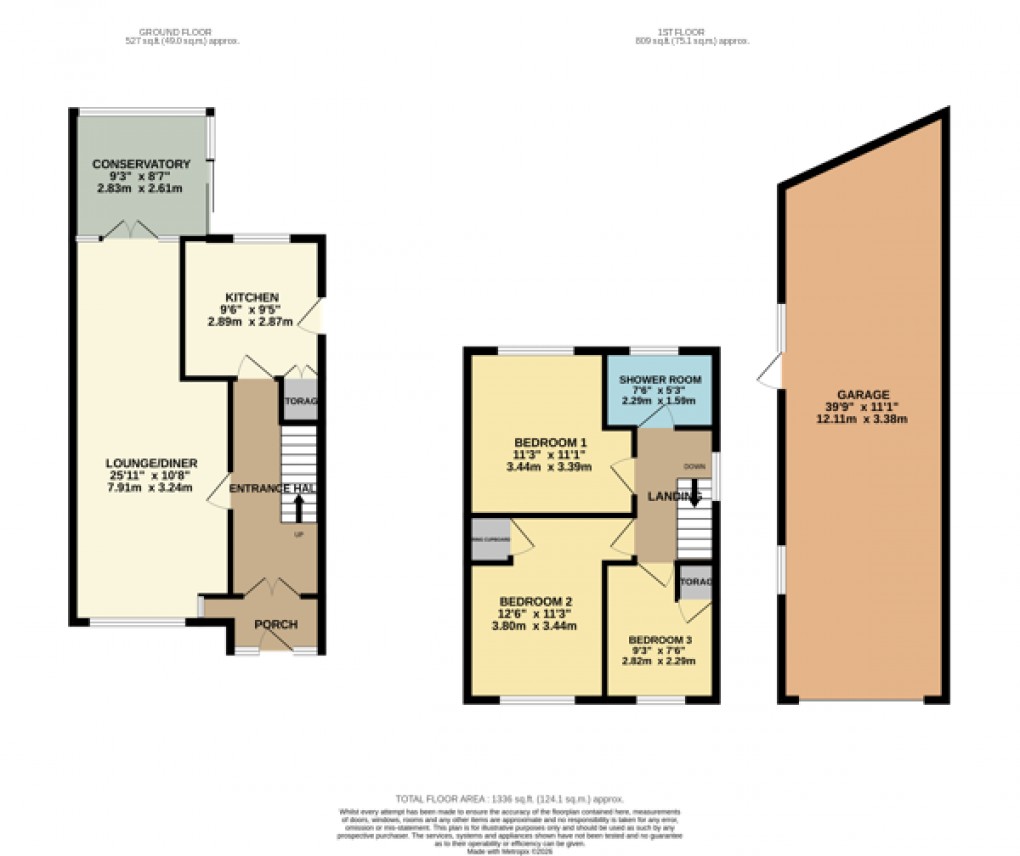 Floorplan for Luton, Bedfordshire