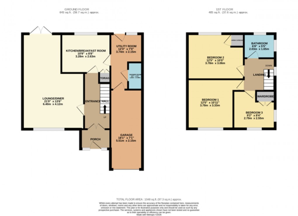 Floorplan for Luton, Bedfordshire