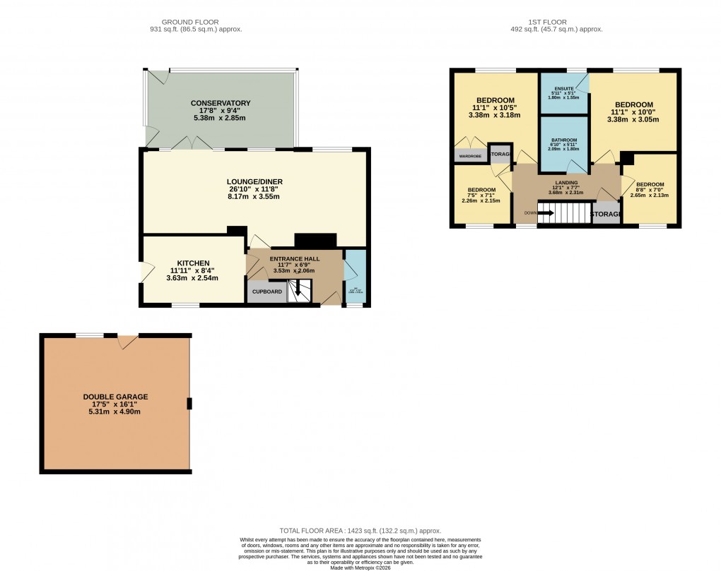 Floorplan for Luton, Bedfordshire