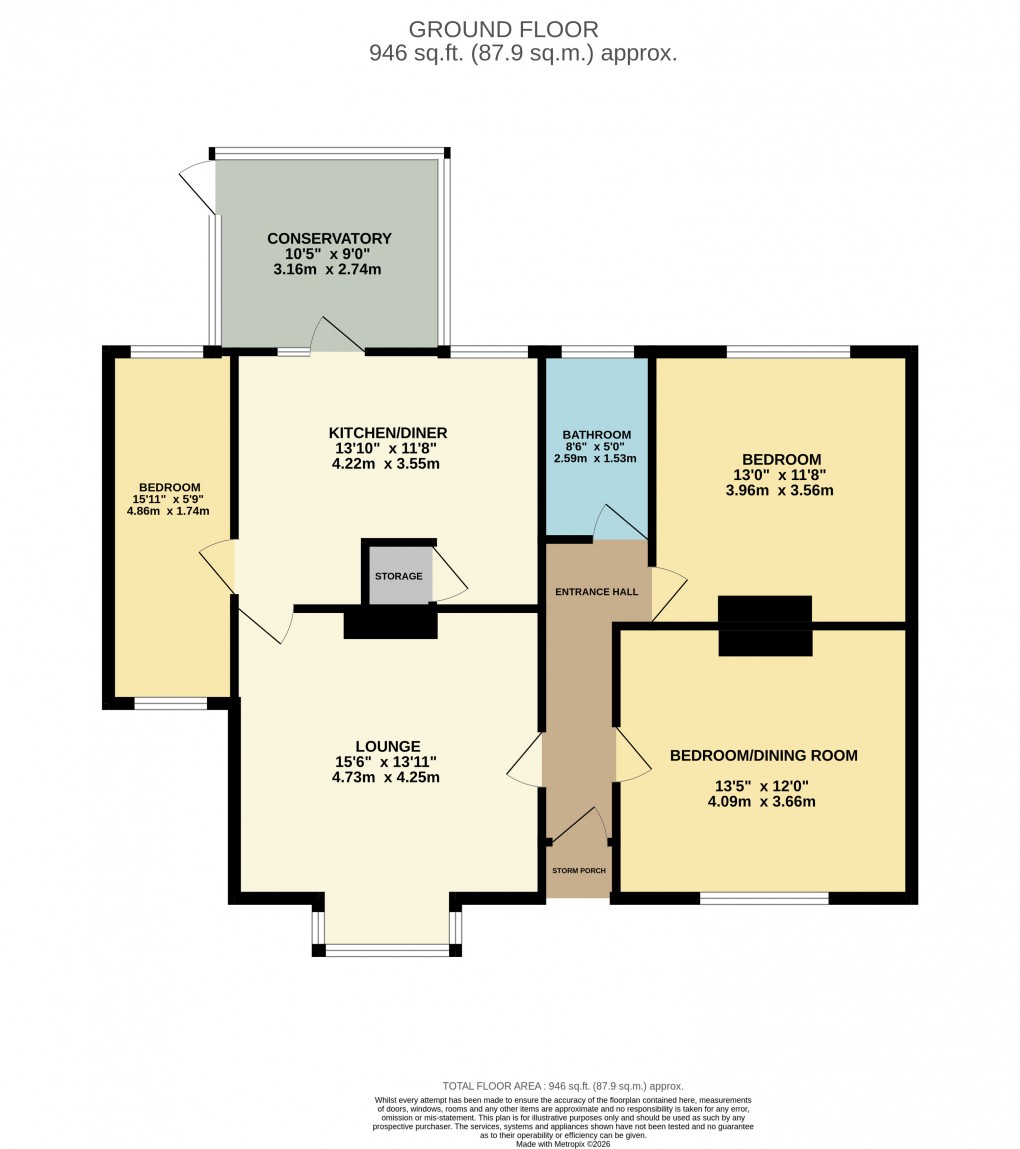 Floorplan for Luton, Bedfordshire