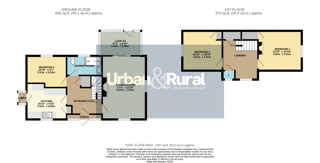 Floorplan for Sundon, Bedfordshire