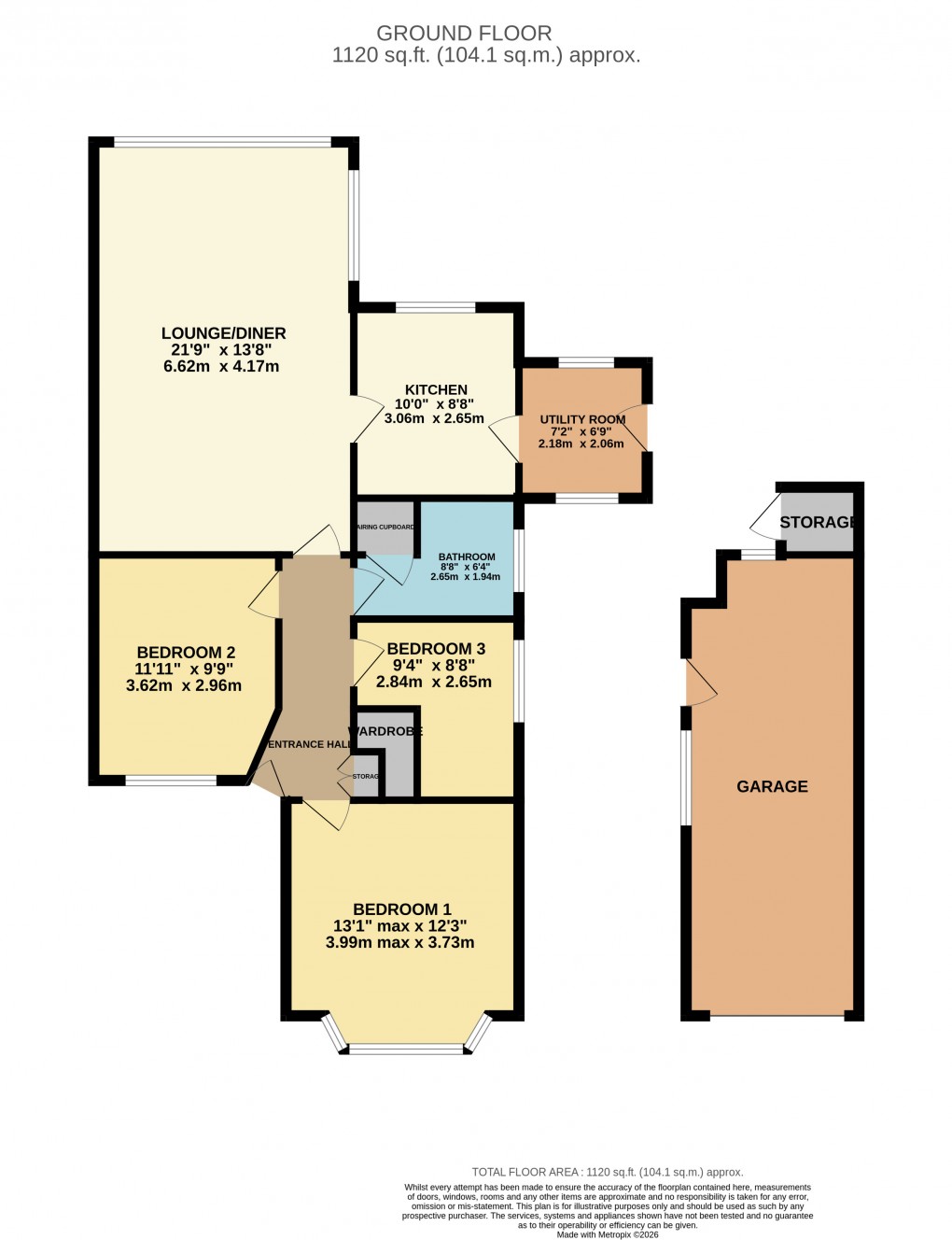 Floorplan for Luton, Bedfordshire