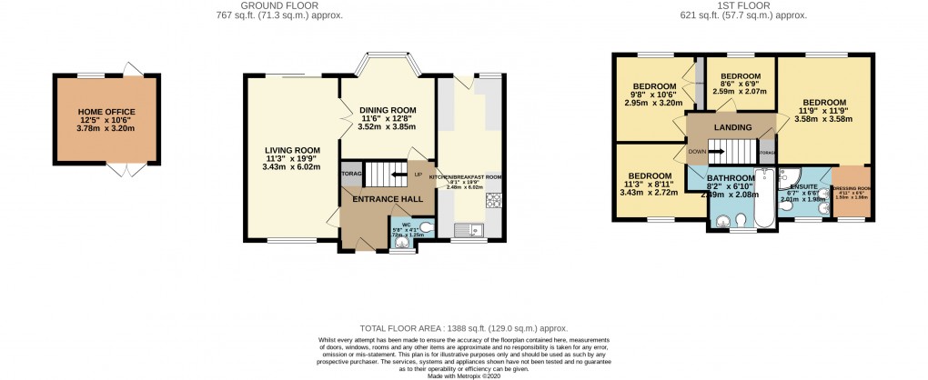 Floorplan for Kingsmead, Buckinghamshire