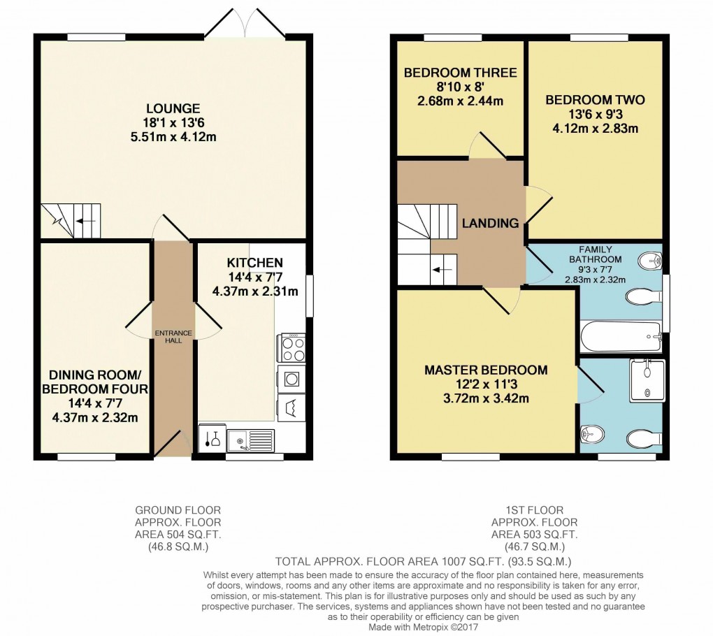 Floorplan for Oldbrook, Buckinghamshire