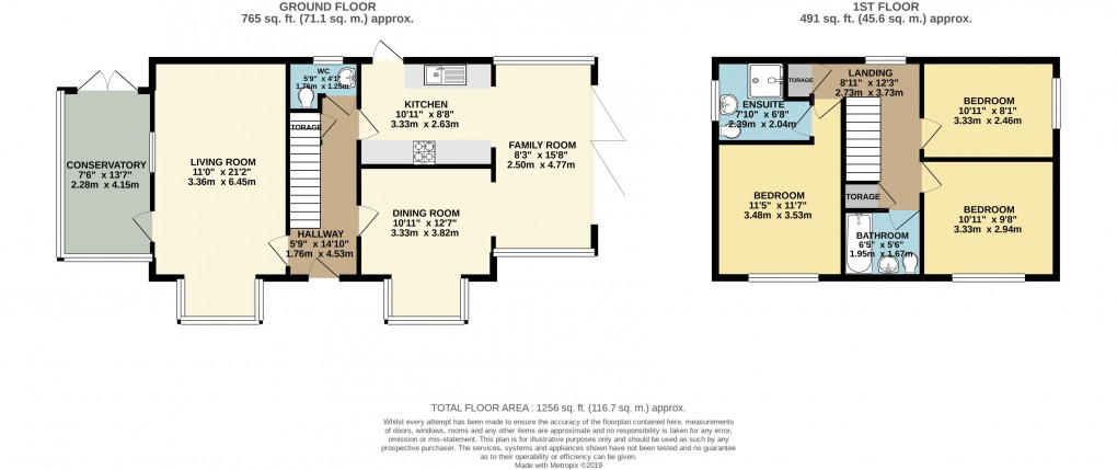 Floorplan for Shenley Lodge, Buckinghamshire