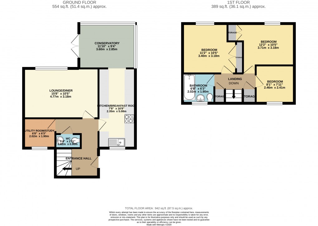 Floorplan for Pennyland, Buckinghamshire