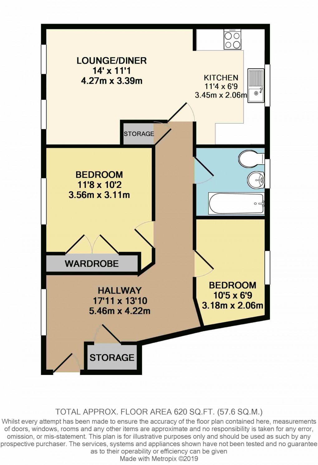 Floorplan for Medbourne, Buckinghamshire