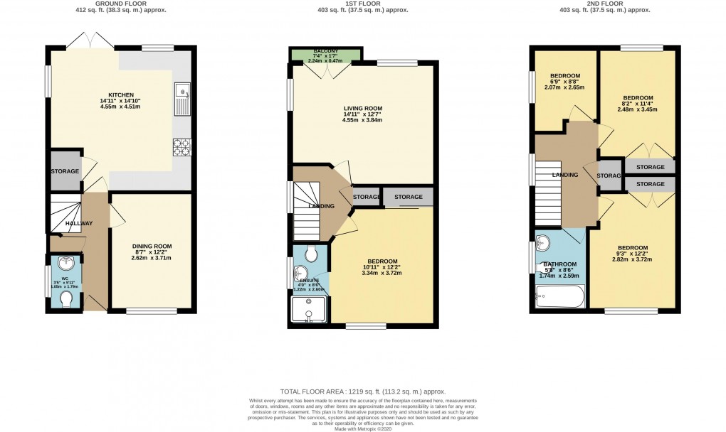 Floorplan for Oxley Park, Buckinghamshire