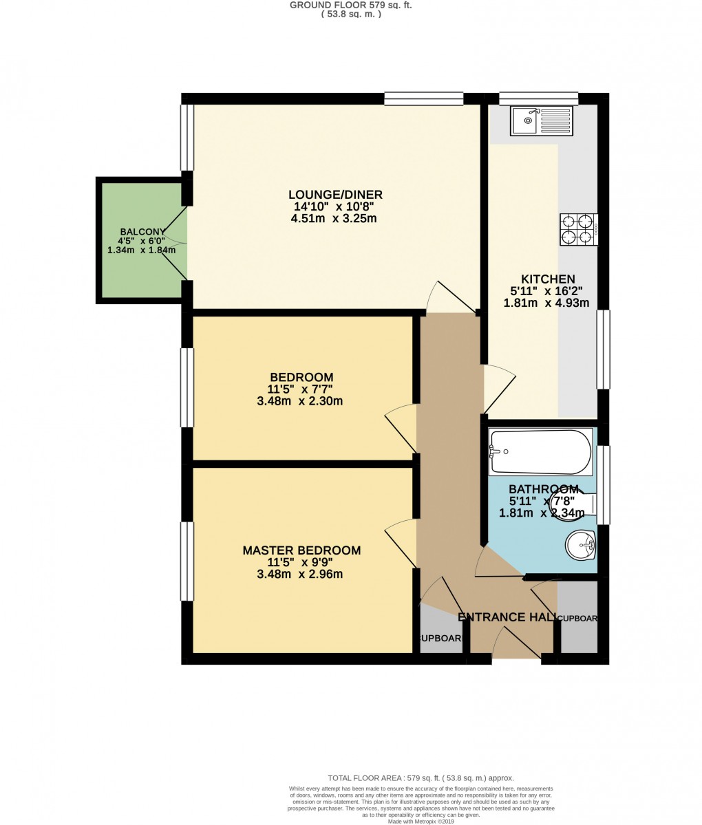 Floorplan for Westcroft, Buckinghamshire