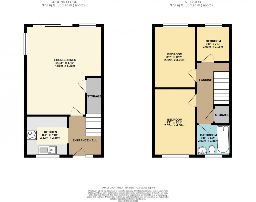 Floorplan for Two Mile Ash, Buckinghamshire