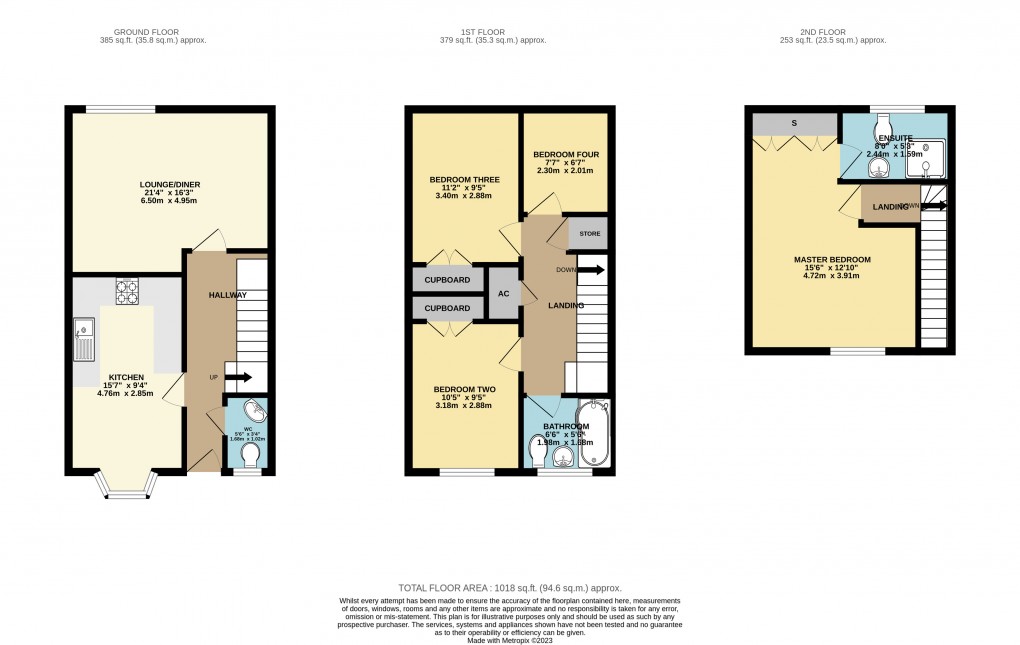 Floorplan for Kingsmead, Milton Keynes, Buckinghamshire