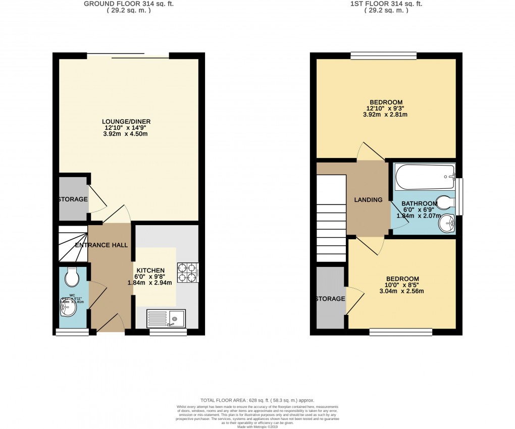 Floorplan for Grange Farm, Buckinghamshire