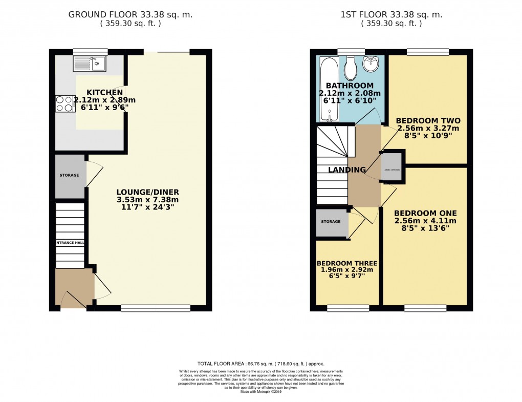Floorplan for Wavendon Gate, Buckinghamshire