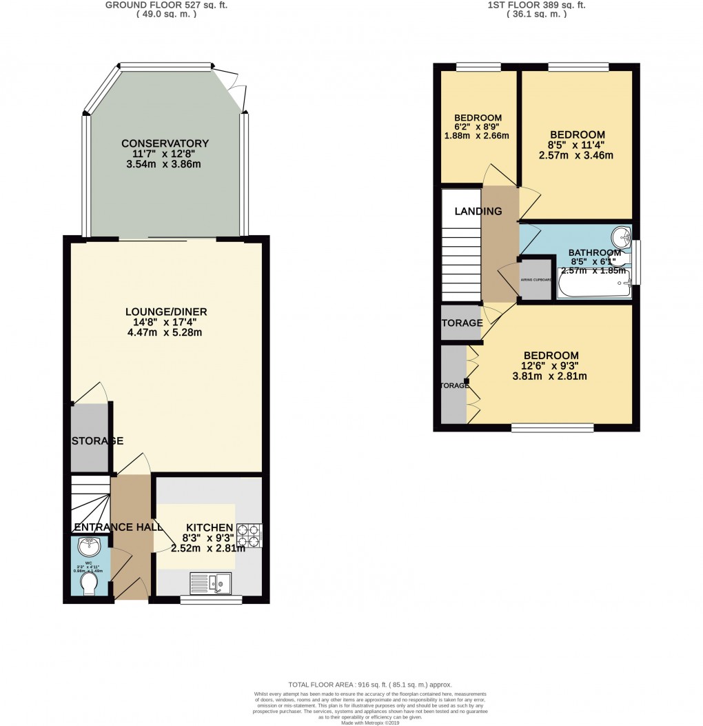 Floorplan for Tattenhoe, Buckinghamshire