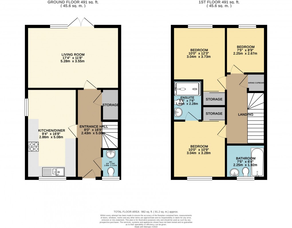 Floorplan for Broughton, Buckinghamshire