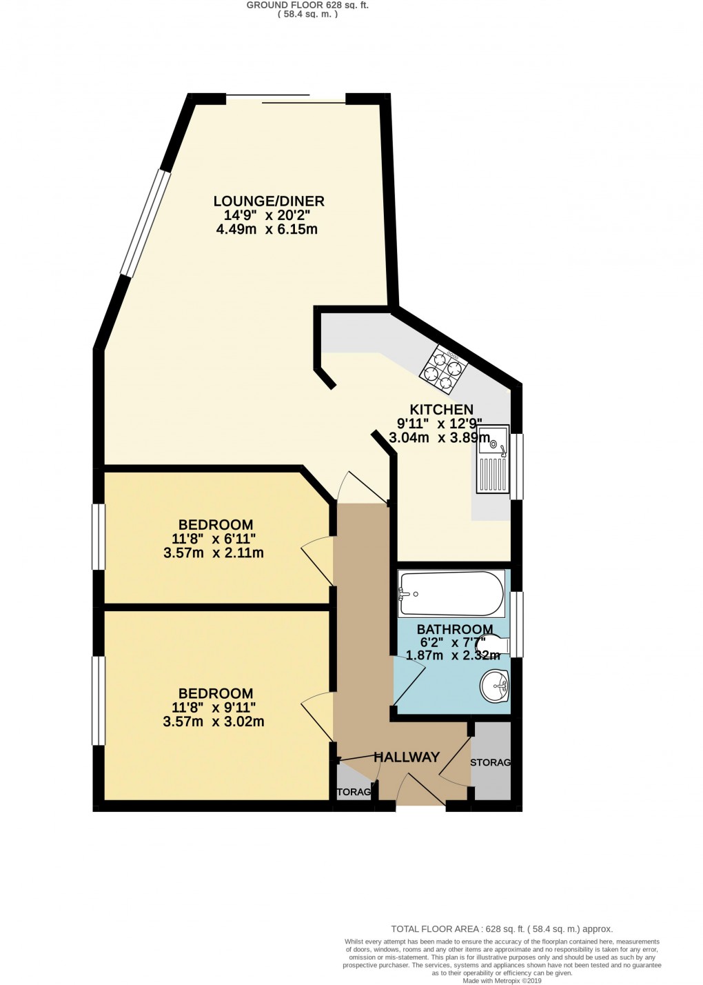 Floorplan for Old Farm Park, Buckinghamshire