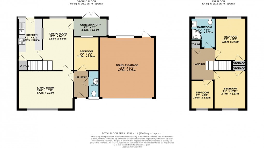 Floorplan for Milton Keynes, Tinkers Bridge