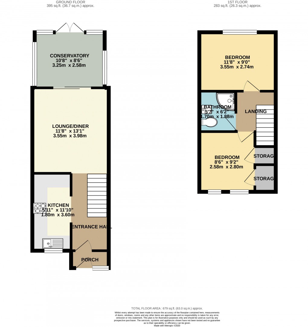 Floorplan for Shenley Church End, Buckinghamshire