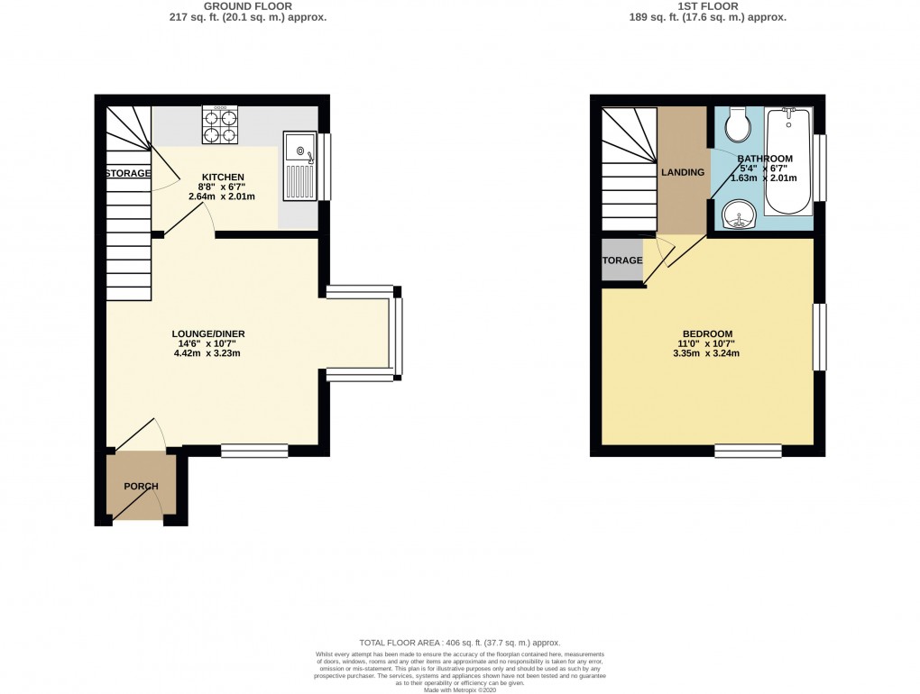 Floorplan for Caldecotte, Buckinghamshire