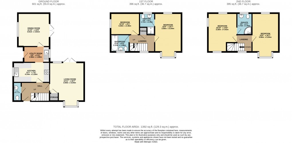 Floorplan for Broughton, Buckinghamshire