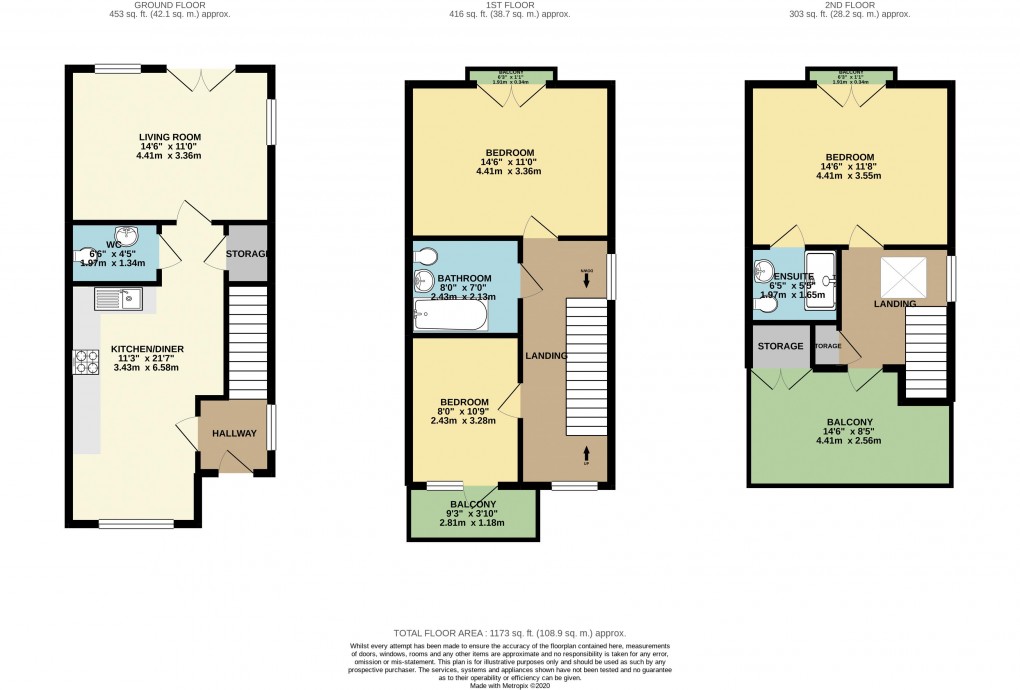 Floorplan for Oxley Park, Buckinghamshire