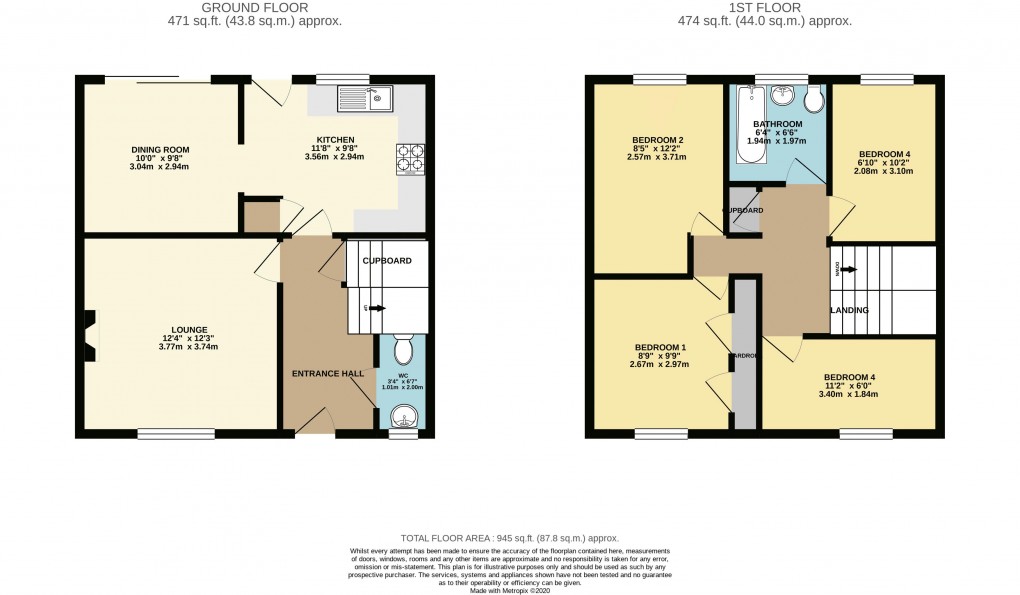 Floorplan for Neath Hill, Buckinghamshire