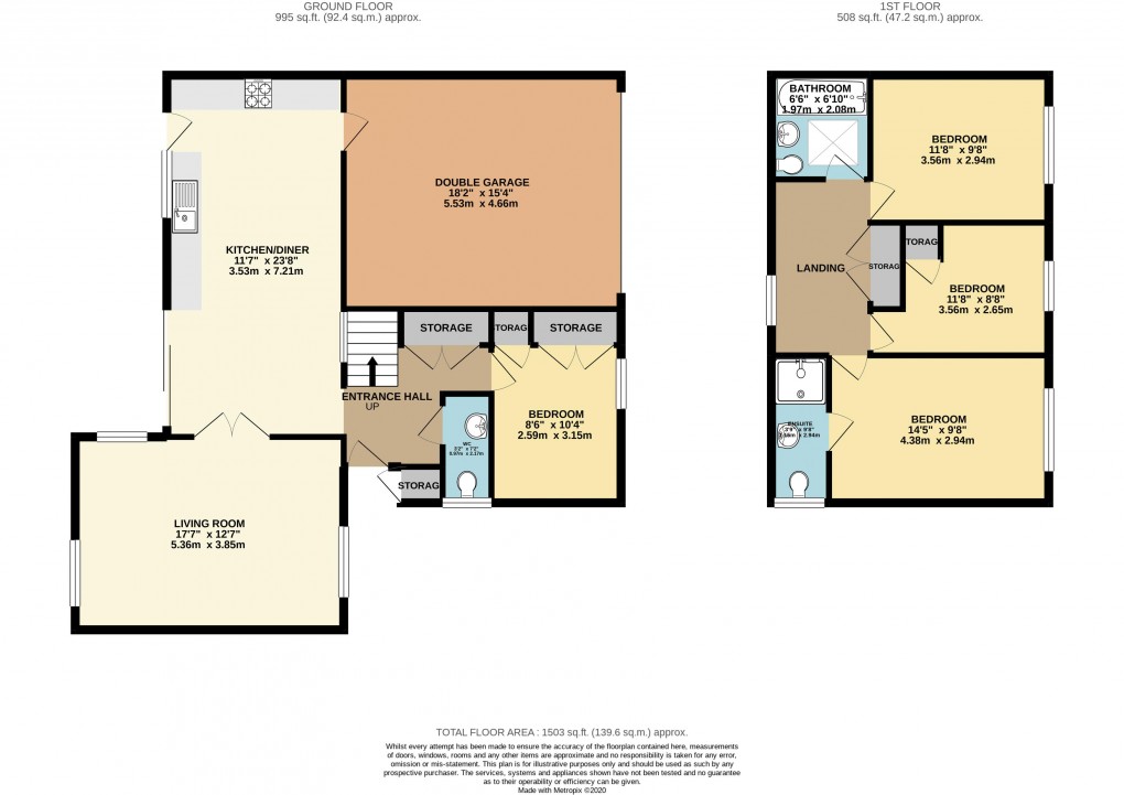 Floorplan for Tinkers Bridge, Buckinghamshire