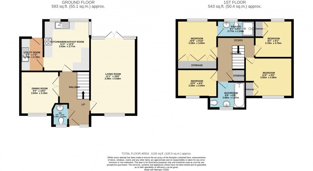 Floorplan for Tattenhoe, Buckinghamshire