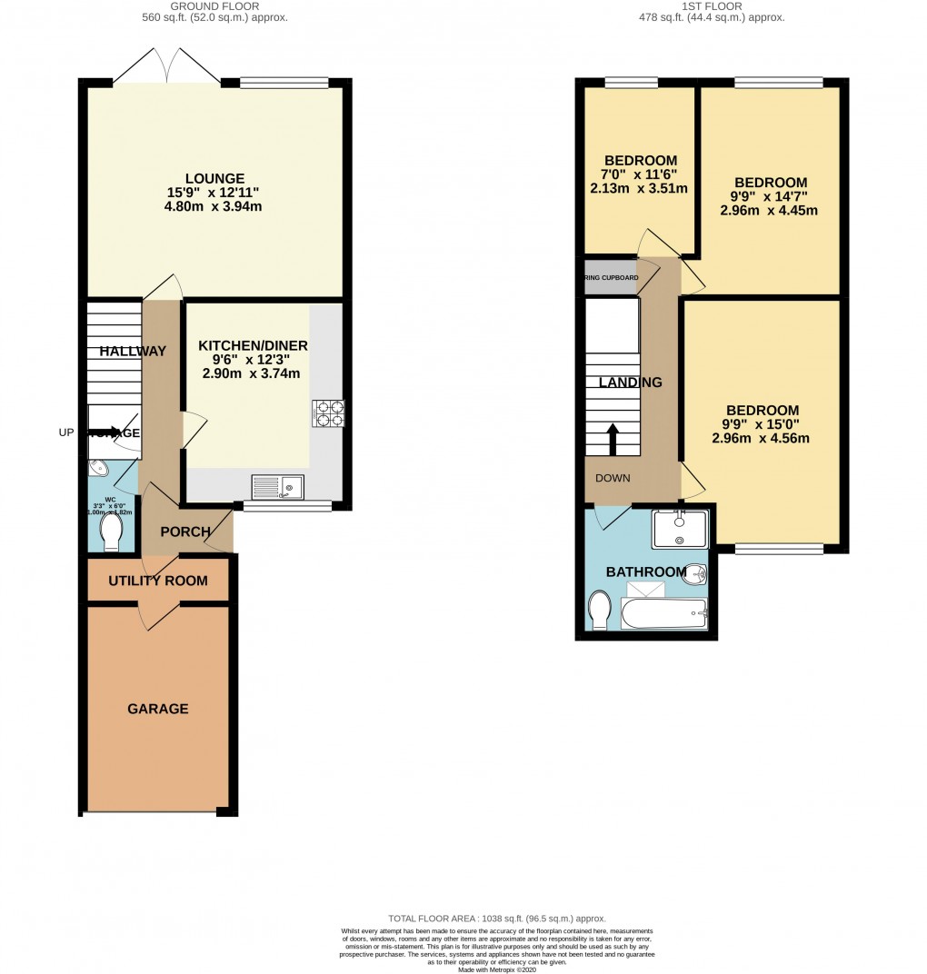 Floorplan for Stantonbury, Buckinghamshire