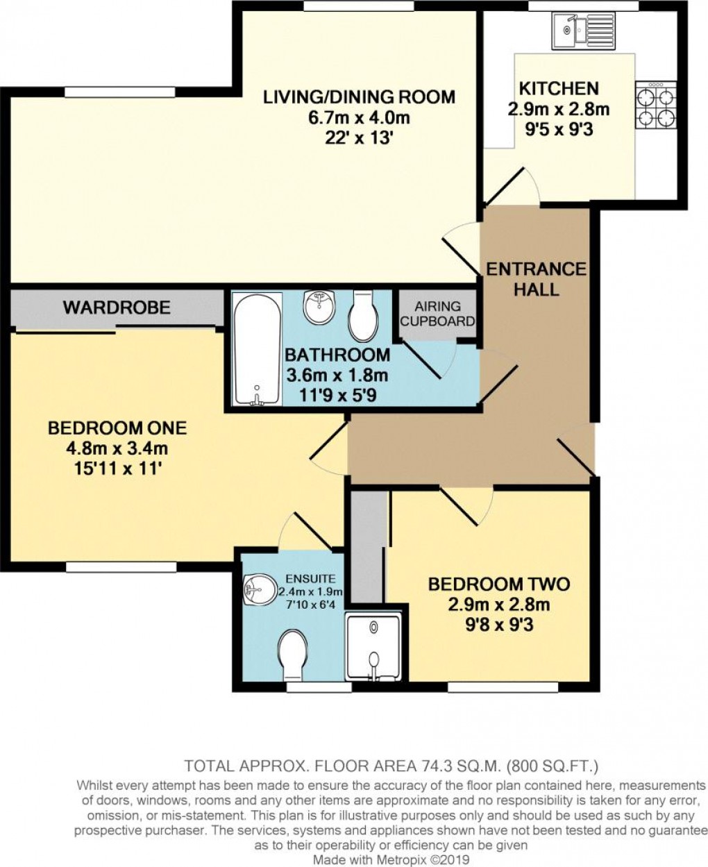 Floorplan for Towcester