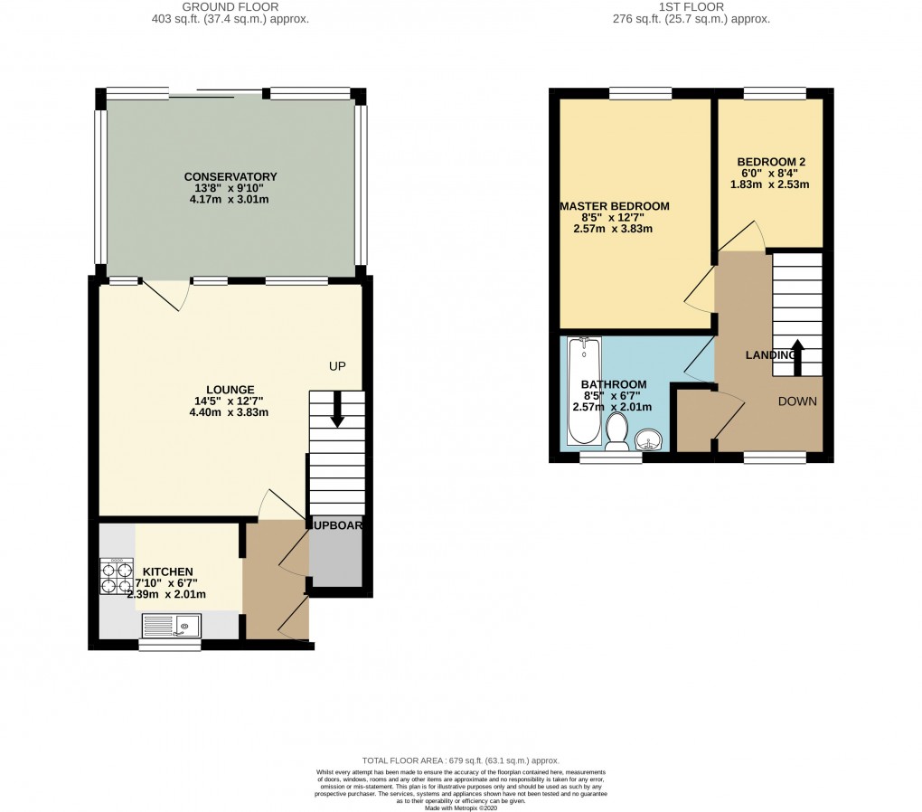 Floorplan for Shenley Church End, Buckinghamshire