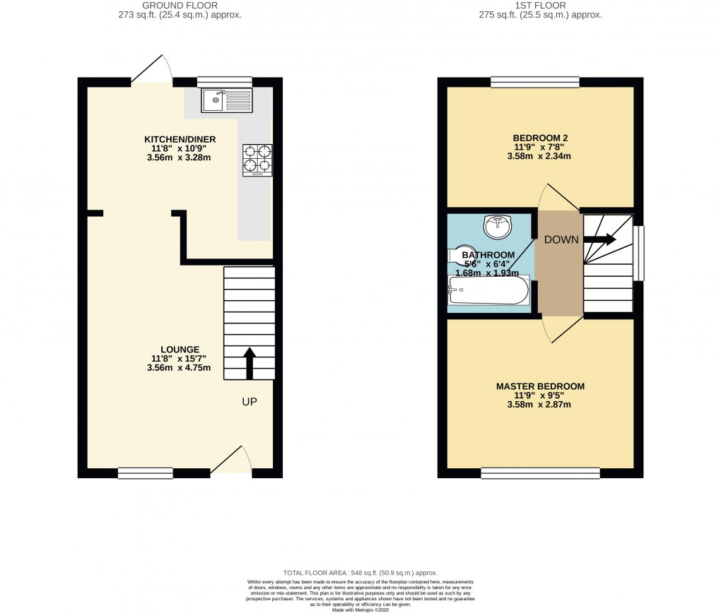 Floorplan for Heelands, Buckinghamshire