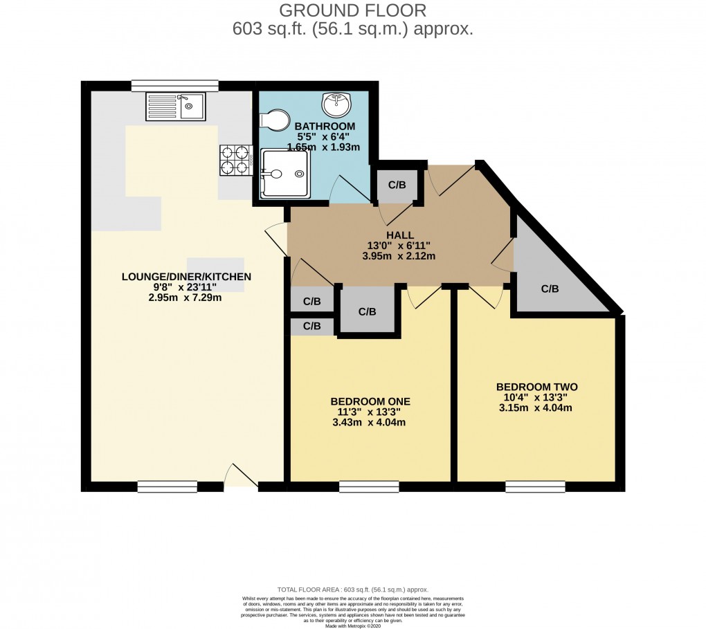 Floorplan for Springfield, Buckinghamshire