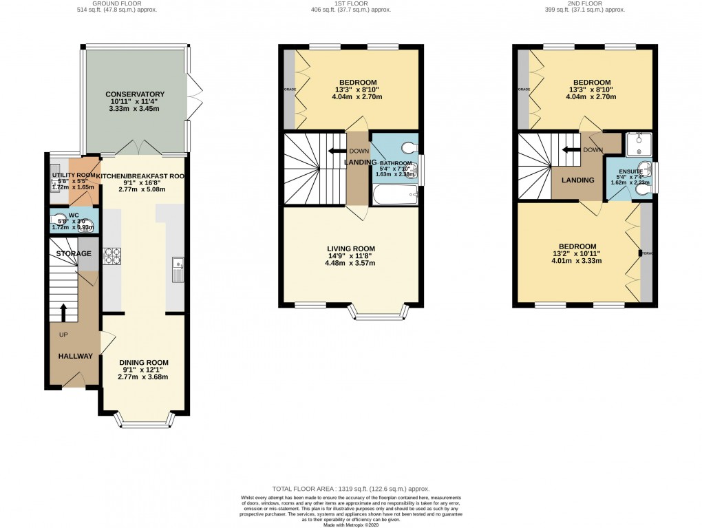 Floorplan for Westcroft, Buckinghamshire